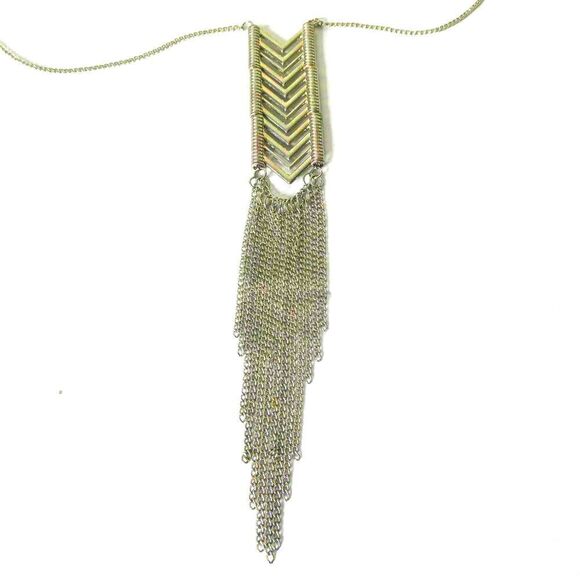 Boho Arrow Necklace - Picture 1 of 8